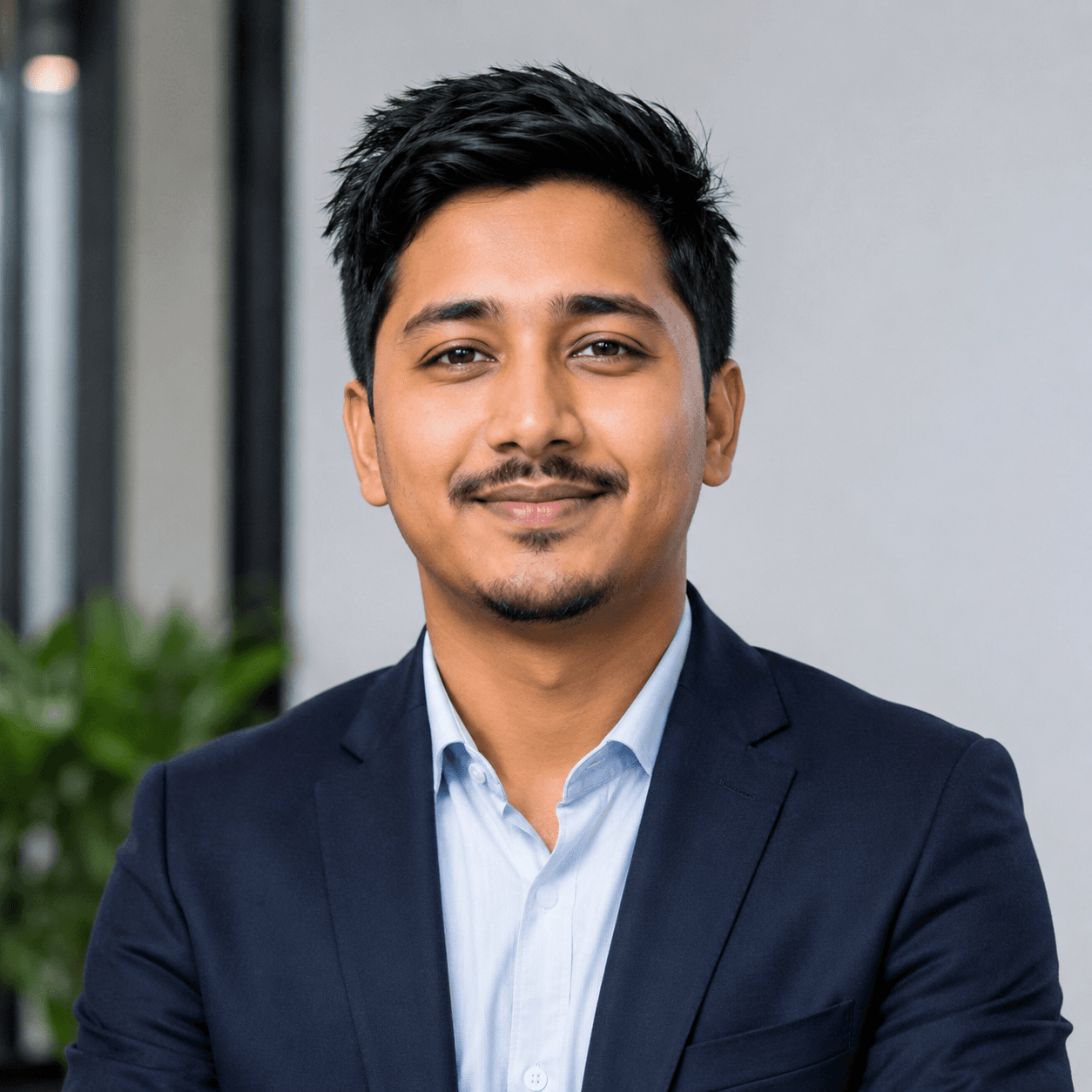 Portrait of Bikash Shrestha, Director, Everest Interior